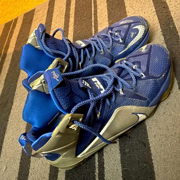 Nike LeBron 12 XII Blue What If Nike LeBron James 12 XII What If Dallas Cowboys Blue Men main image 3